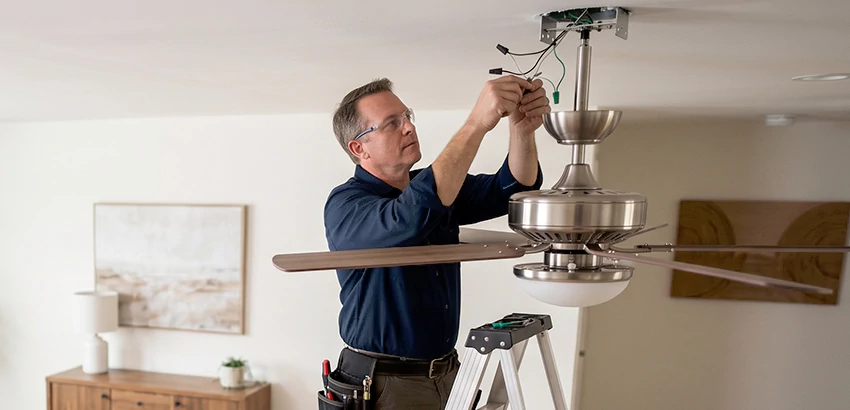 Ceiling Fan Light and Switch Repair in Hartselle