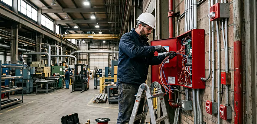 Industrial Fire Alarm Installation in Hartselle
