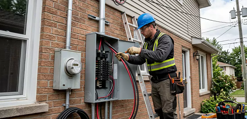Outdoor Subpanel Installation in Hartselle